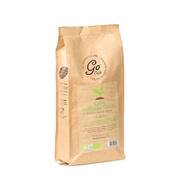 GO CAFFE BIO mešavina pržene kafe u zrnu, 500g