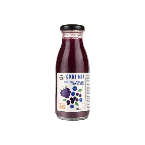 DUNST Kašasti sok Crni mix, 200ml
