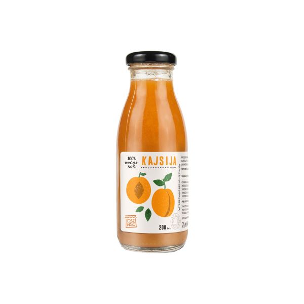 Kašasti sok od kajsije i jabuke 200ml