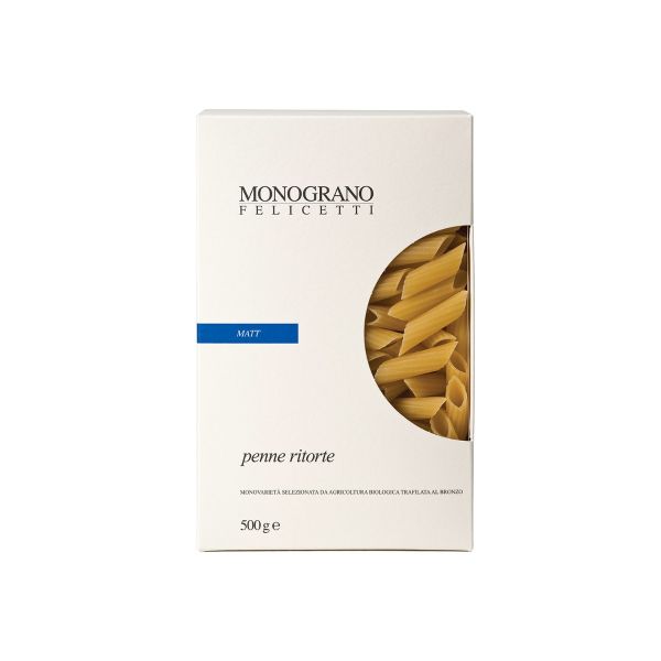 Penne Ritorte Monograno Mat, 500g