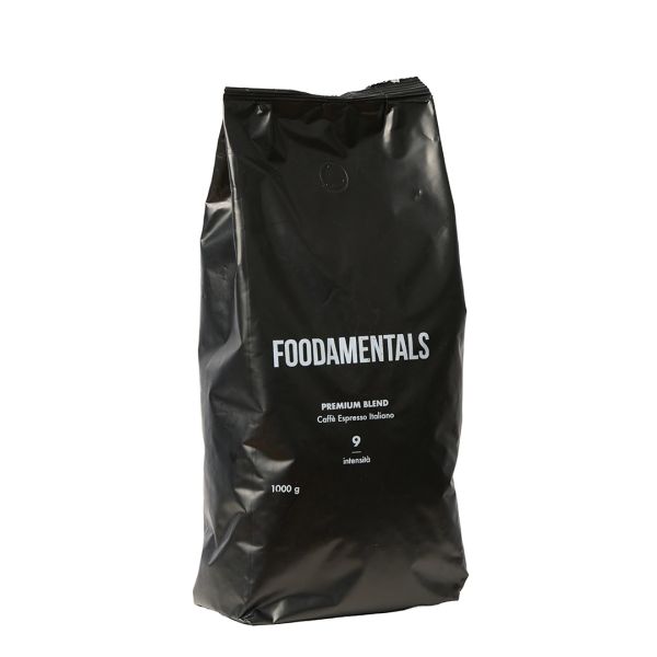 FOODAMENTALS PREMIUM BLEND mešavina pržene kafe u zrnu, 1000g