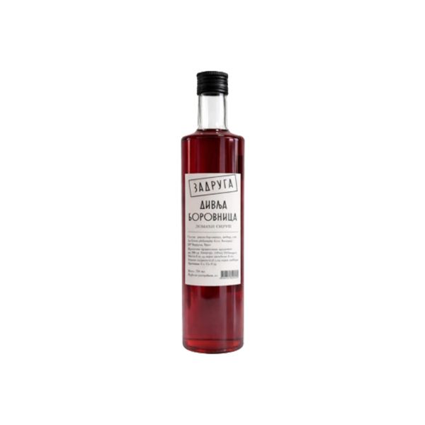 ZADRUGA Surup Divlja Borovnica, 750ml